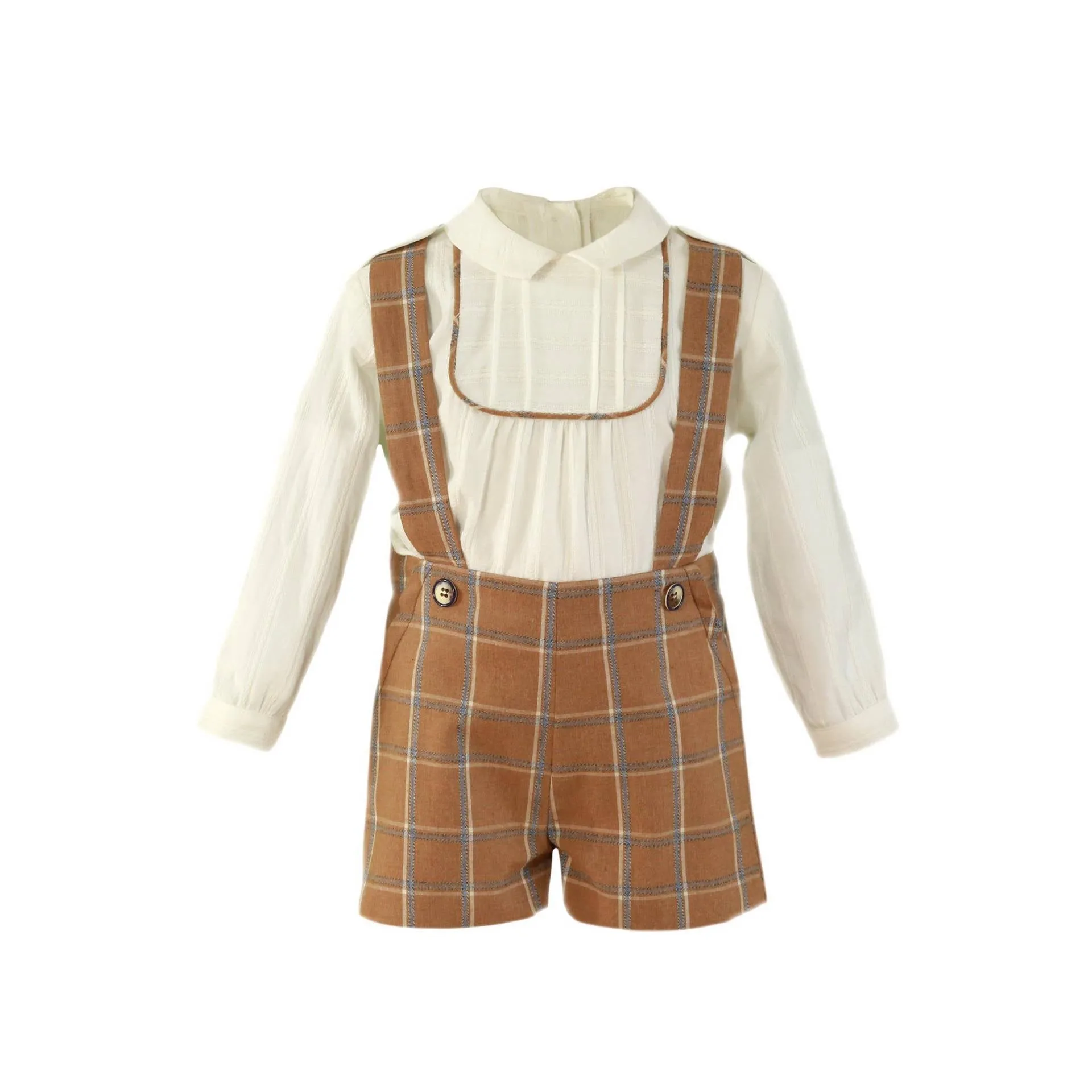 Brown Checkered Set