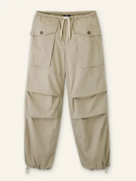 Cotton parachute trousers