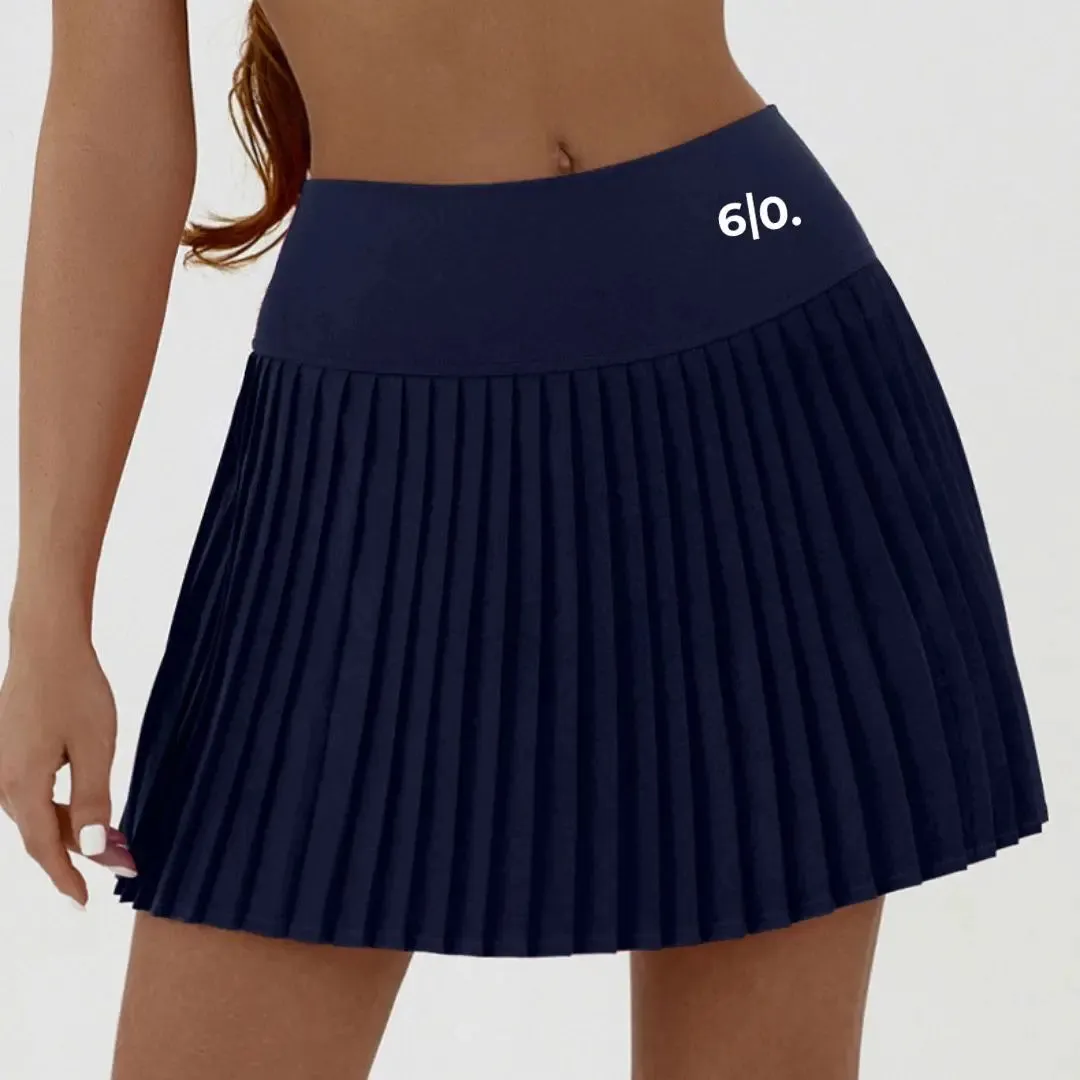 Purple Long style pleated skirt for padel tennis