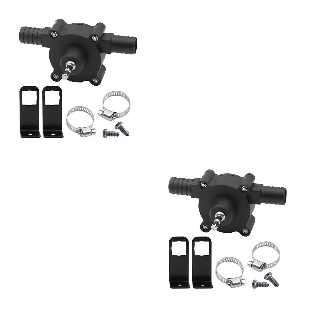 US 1-2 Pack Home Electric Drill Drive Self Priming Pump Water Oil Fluid Transfer
